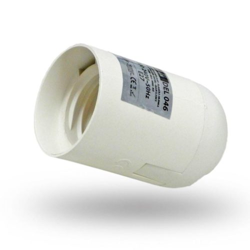 Műanyag foglalat E27 fehér