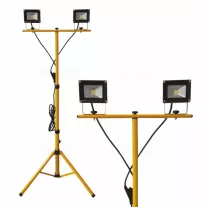 Led reflektor 2X10W állványos SLIM (1400lm-IP65-4000K)