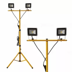 Led reflektor 2X10W állványos SLIM (1400lm-IP65-4000K)
