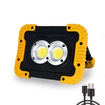   LED reflektor 20W 6500K hordozható 1000lm, IP54, akkumulátoros, USB-s töltés