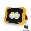 LED reflektor 20W 6500K hordozható 1000lm, IP54, akkumulátoros, USB-s töltés