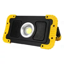   LED reflektor 20W 6500K hordozható 1000lm, IP54, Bluetooth hangszóróval, akkumulátoros 8000mAh, USB (Power bank funkció)