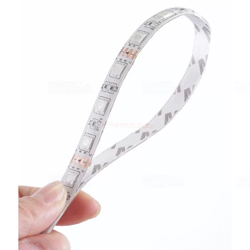 Led szalag  meleg fehér 120 LED 12W IP65 3000K