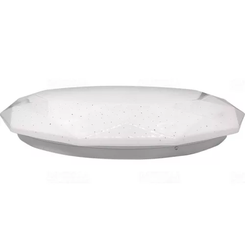 Jazzy LED mennyezeti lámpa 4000K, 18W, 1300lm, 330mm, gyémánt forma, csillogó búra