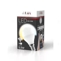   LED gömb E14 5,5W (470lm-270fok) CCT, Smart Wi-fi szabályozható fényerő