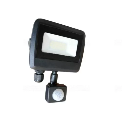 LED reflektor 20W mozgásérzékelős-sorkapoccsal-tömszelencével 4000K 1600lm IP65