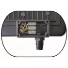 LED reflektor 20W mozgásérzékelős-sorkapoccsal-tömszelencével 4000K 1600lm IP65