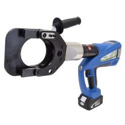   Elektro-hidraulikus kábelvágó szerszám, 2 akksi + hordtáska max. D=105mm Cu/Al, 8550g, 120kN, 2× Li-ion, 18V, 5000mAh