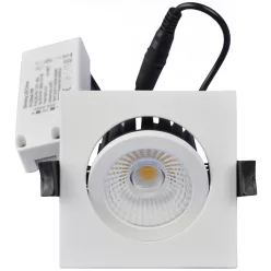   Négyzet alakú LED mélysugárzó,forgatható 230 V, 50Hz, 13W, 4000K, 1210lm, 60°, IP65, EEI=F