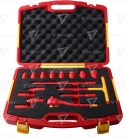 1000V-ra szigetelt racsnis imbusz és dugókulcs készlet 16 db-os