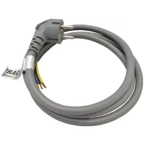 Csatlakozódugó kábellel, szürke 3x2.5mm2, 3m