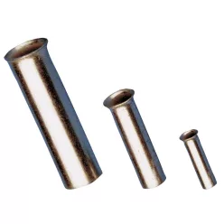   Szigeteletlen érvéghüvely 4mm2, L=9mm, ónozott elektrolitréz