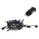 Entac karácsonyi 24m sorolható fényfüzér IP44 240LED meleg fehér adapterrel