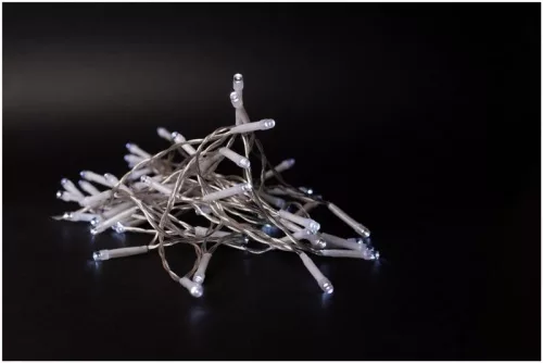 Entac Karácsonyi IP44 Füzér 96 LED Időzítővel CW 7m (3AA)