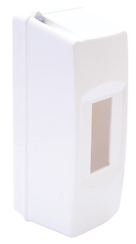 Falon kívüli elosztódoboz, ajtó nélkül, zárópecsételhető 2 Modul