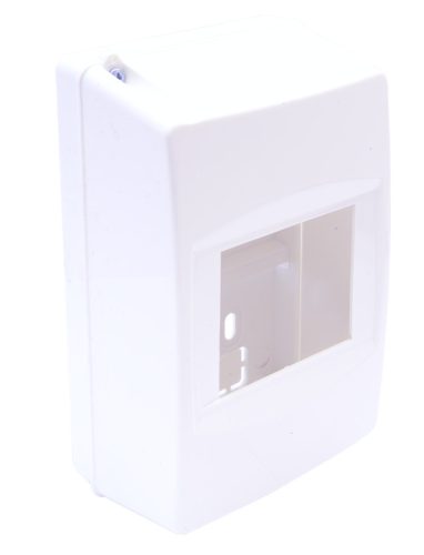 Falon kívüli elosztódoboz, ajtó nélkül, zárópecsételhető 4 Modul