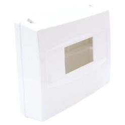   Falon kívüli elosztódoboz, ajtó nélkül, zárópecsételhető 8 Modul