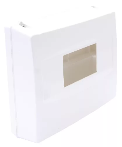 Falon kívüli elosztódoboz, ajtó nélkül, zárópecsételhető 8 Modul