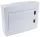 Falon kívüli elosztódoboz, fehér-sík ajtóval, NPE nélkül 12 Modul