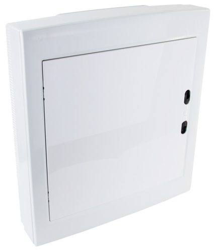 Falon kívüli elosztódoboz, fehér-sík ajtóval, NPE nélkül 36 Modul