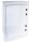 Falon kívüli elosztódoboz, fehér-sík ajtóval, NPE nélkül 54 Modul