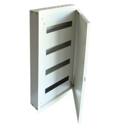 Fém elosztódoboz süllyesztett, maszkos, fehér