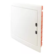   Süllyesztett elosztódoboz, 2x18 Modulos, fehér-sík ajtóval, NPE nélkül
