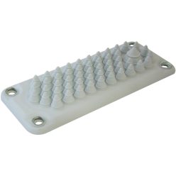 Elosztószekrény kábelbevezető, gumi, 51db kábelhez