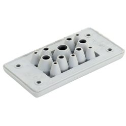 Elosztószekrény kábelbevezető,gumi, 12db kábelhez