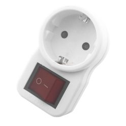 Kapcsolós dugalj földelt