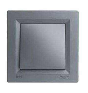 Schneider Asfora Kapcsoló, egy pólusú, kültéri, komplett, acél