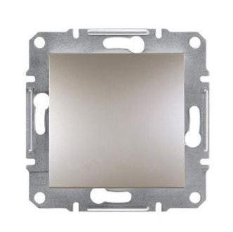 Schneider Asfora Kapcsoló, két pólusú, keret nélkül, bronz