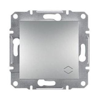 Schneider Asfora Kapcsoló, váltókapcsoló, keret nélkül, alumínium