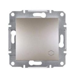   Schneider Asfora Kapcsoló, váltókapcsoló, keret nélkül, bronz