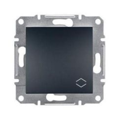   Schneider Asfora Kapcsoló, váltókapcsoló, keret nélkül, antracit