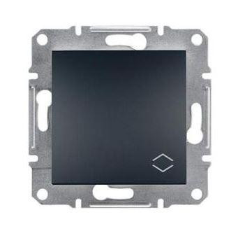 Schneider Asfora Kapcsoló, váltókapcsoló, keret nélkül, antracit