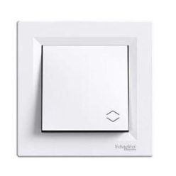   Schneider Asfora Kapcsoló, váltókapcsoló, kültéri, komplett, fehér