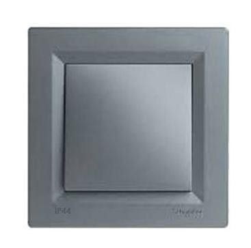 Schneider Asfora Kapcsoló, váltókapcsoló, kültéri, komplett, acél