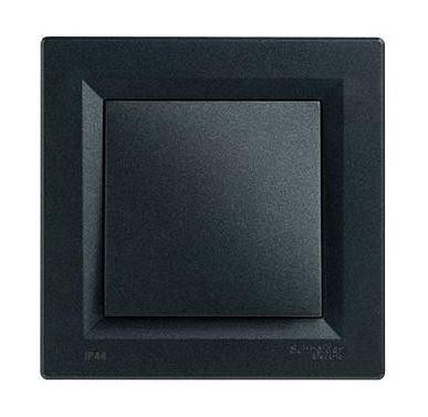 Schneider Asfora Kapcsoló, váltókapcsoló, kültéri, komplett, antracit