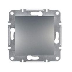   Schneider Asfora Kapcsoló, keresztkapcsoló, keret nélkül, acél