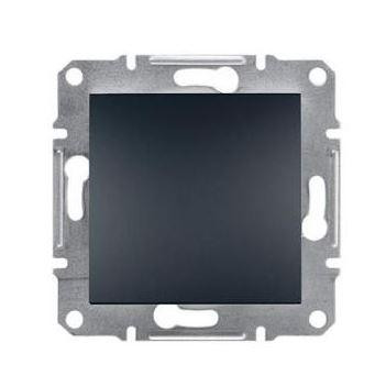 Schneider Asfora Kapcsoló, keresztkapcsoló, keret nélkül, antracit