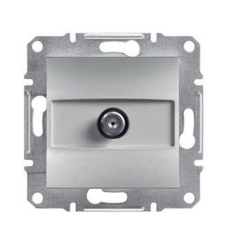 Schneider Asfora SAT aljzat, végzáró, 1 dB, keret nélkül, alumínium