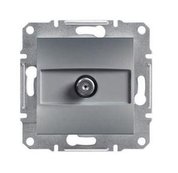 Schneider Asfora SAT aljzat, végzáró, 1 dB, keret nélkül, acél