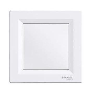 Schneider Asfora Vakfedél, komplett, fehér