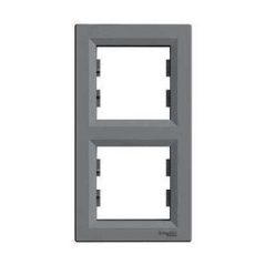 Schneider Asfora Keret, függőleges, 2-es, acél