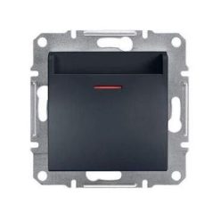   Schneider Asfora hotelkártya kapcsoló, keret nélkül, antracit