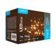 LED karácsonyi fűzér 100LED/10m kültéri fehér-fényű 2500K IP44 Modee