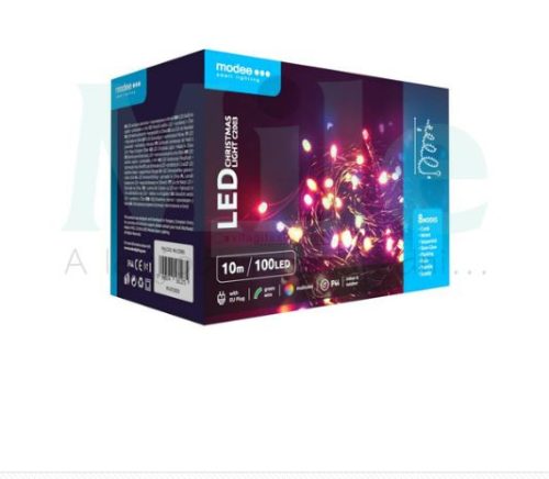 LED karácsonyi fűzér 100LED/10m kültéri RGB-fényű IP44 Modee