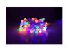 LED karácsonyi gömbfűzér 100LED/10m kültéri RGB-fényű Berry Modee