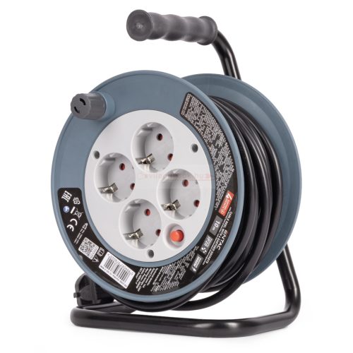 Entac Kábeldobos Hosszabbító 4 Foglalat 10m